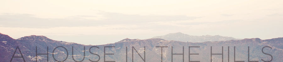 a house in the hills a house in the hills