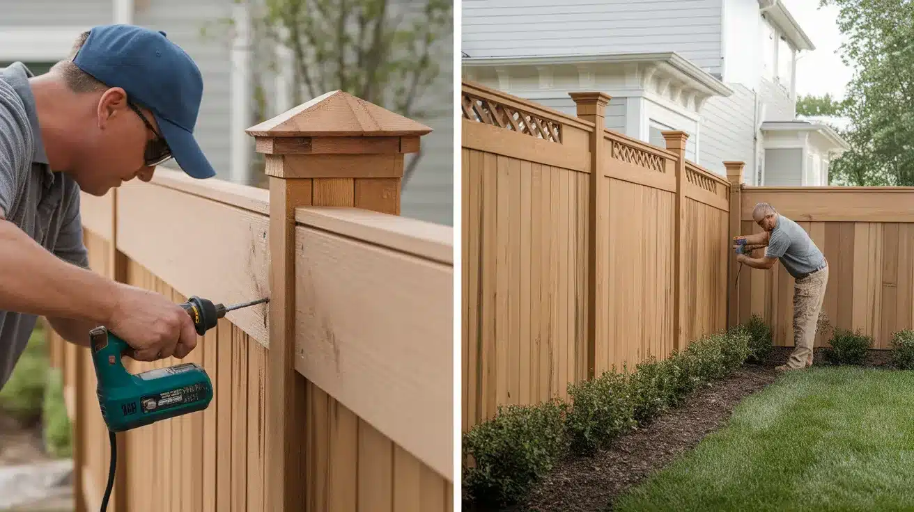 A Complete Guide To Cap And Trim Fences A House In The Hills