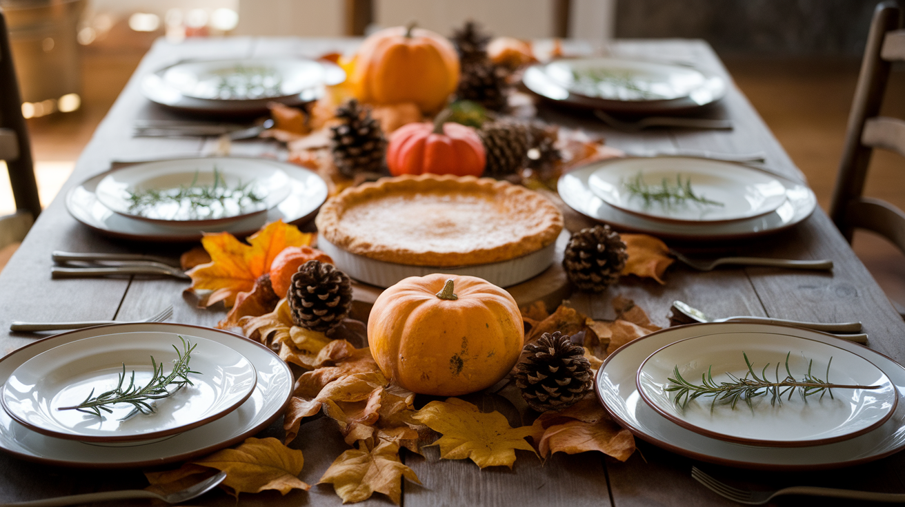 Leafy Table Settings