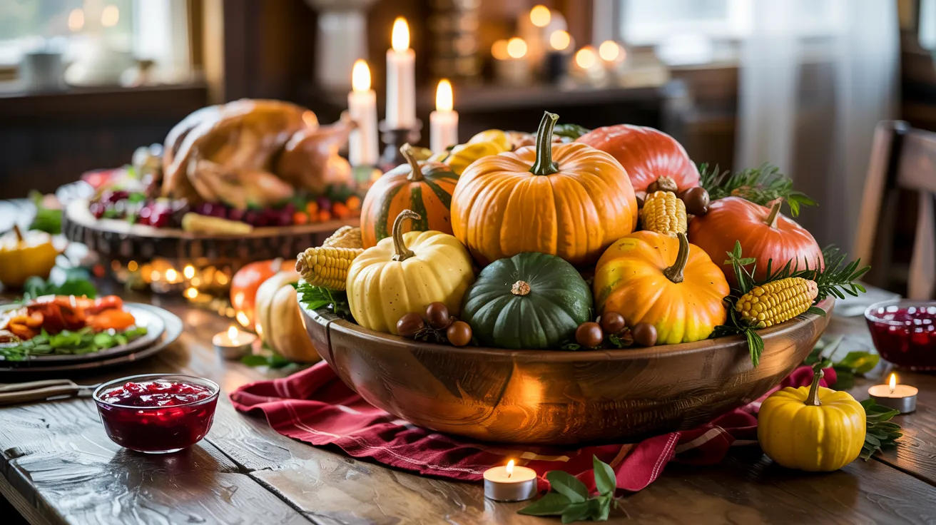 Wooden Bowl Centerpieces